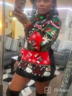 img 1 attached to Stay Cozy And Festive With Jumppmile Women'S Oversized Christmas Sweater Dress With Pockets! review by Ramesh Eastep