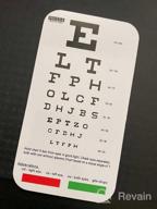 img 1 attached to Pocket Eye Chart - Snellen & Rosenbaum 2-In-1 For Optimal Vision Testing review by Brian Stepp