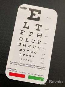 img 6 attached to Pocket Eye Chart - Snellen & Rosenbaum 2-In-1 For Optimal Vision Testing