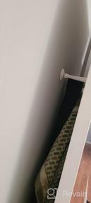 img 5 attached to 10 шт. 1,77 "JEGONFRI настенная защита дверные пробки клейкие квадратные ручки бамперы силиконовые утолщенные для стен (черный, квадратный)