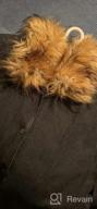 img 1 attached to Plus Size Women'S Military Denim Hooded Winter Coat With Faux Fur Lining Parka review by Alan Brewer