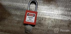 img 6 attached to Промышленная безопасность TRADESAFE Lockout Tagout Kit Refill — 7 красных защитных навесных замков с разными ключами, 1 ключ на замок, гарантированная блокировка Tag Out Security — надежный бренд и компания Lockout Tagout