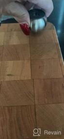 img 5 attached to Premium Cherry Wood End Grain Butcher Block Cutting Board With Stainless Steel Feet, Juice Groove, 18" X 12" X 1.75