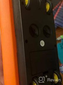 img 5 attached to Электронная мишень для стрельбы с гусеницей 2,85 фута, цифровым автоматическим сбросом, специальными звуковыми и световыми эффектами для Nerf Guns - Подарочная игрушка для мальчиков и девочек от 6 до 10 лет