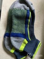 img 1 attached to Breathable Cushioned Cotton Low Cut Socks For Men - Ideal For Athletic Sports, Exercise, And Performance With Mesh Ventilation And Comfort Fit review by Chad Michels