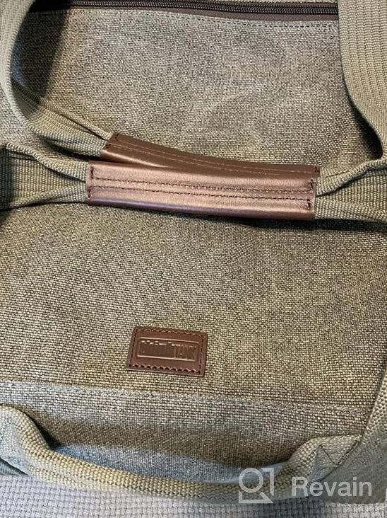 img 1 attached to Stone-Washed Cotton Canvas Retrospective 50 Duffel Bag review by Kenny Hrdlicka