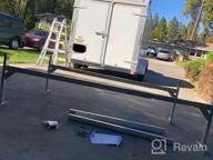 img 1 attached to Aluminum Trailer Ladder Rack - Adjustable And Compatible With All Enclosed Trailers By Tiewards review by Billy Stull
