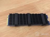 img 1 attached to Keep Your NVMe M.2 SSDs Cool With PCIe Heatsink Cooler And Thermal Pad Combo (2 Pack) review by Anthony Wilson