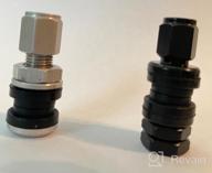img 1 attached to Get A Durable And Easy-To-Install Set Of Tire Valve Stems: CKAuto TR413 Rubber Snap-In (5Pcs/Bag) review by Matthew Richards