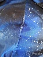 img 1 attached to YOU SA 3D Galaxy Starrying Night Bedding Set Microfiber Bed Sheets (Twin,02) review by Holly Smith