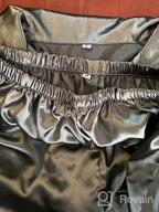 img 1 attached to Comfortable And Stylish Women'S Satin Pajama Set With Short And Long Options review by Monica Reese
