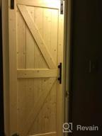 img 1 attached to DIY Sliding Barn Wood Door Kit - Pre-Drilled And Ready To Assemble - Natural Solid Spruce Wood - Interior Single Door - Fit 4FT Rail review by Ben Robinson