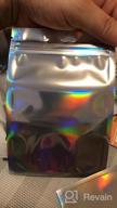 img 1 attached to Tufusiur 100 Pack: Resealable Smell Proof Holographic Bags - Perfect For Food Storage! review by Salvador Taisacan