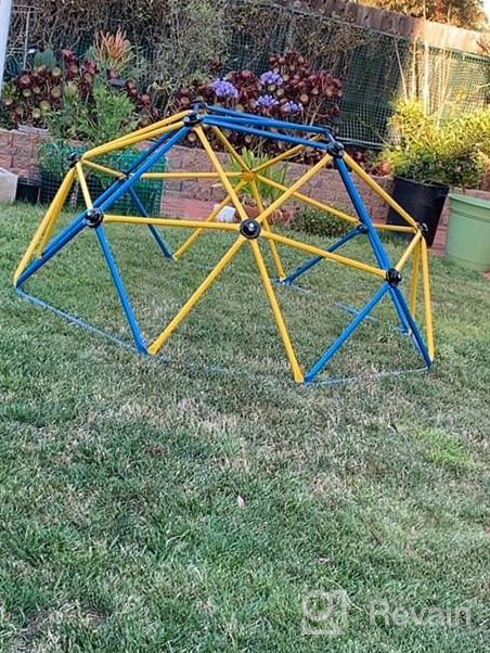 img 1 attached to Zupapa Dome Climber, 6FT Jungle Gym, Outdoor & Indoor Climbing Dome With 750LBS Weight Capability, Suitable For 1-6 Kids Climbing Frame review by Scott Galloway