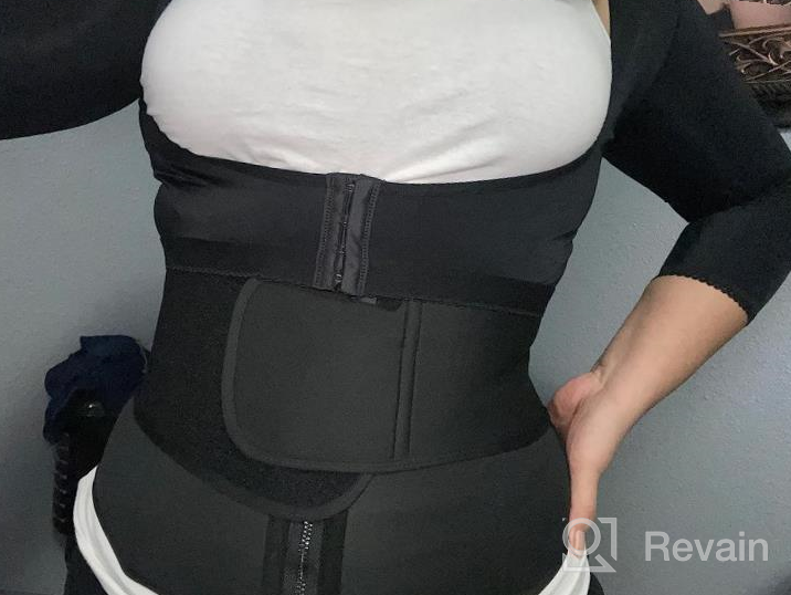 img 1 attached to 🔥 lttcbro Plus Size Waist Trainer: Effective Sport Waist Trimmer for Women XS-3XL review by Abdirahman Mensah