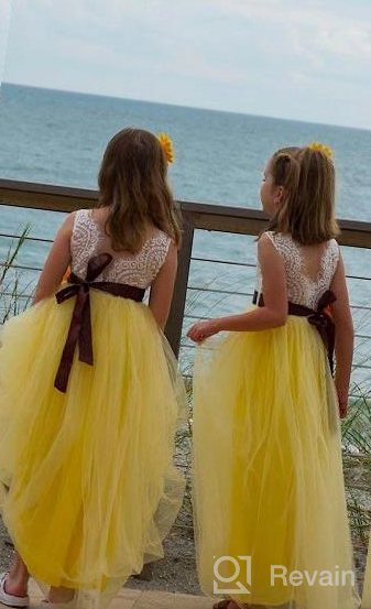 img 1 attached to 🌻 Bow Dream Sunflower Girls' Clothing: Perfect Bridesmaid Headband for a Stylish Touch review by Tierra Colbert