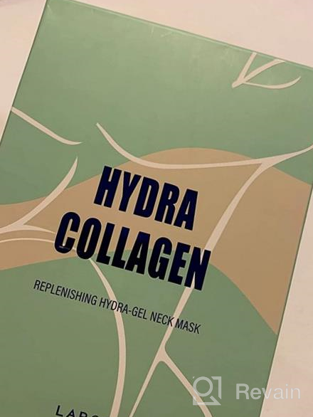 img 1 attached to Firm Skin & Reduce Fine Lines With LAPCOS Collagen Neck Mask - Hyaluronic Acid & Collagen Hydragel (5 Pack) review by Brandon Burnham