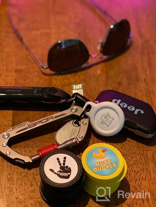 img 1 attached to Heavy Duty Carabiner Keychain LITE By GPCA: The Ultimate Outdoor Accessory For Camping, Hiking, And Daily Use - Stainless Steel Multitool Keychain And Backpack Accessory review by Gus Pierson
