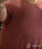 img 1 attached to Plus Size Women'S Knit Sweater Tunic Top W/ V Neck, Front Pocket & Side Slits review by Jim Polacek