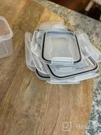 img 1 attached to 12-Pack MDHAND Kitchen Plastic Food Storage Containers W/ Airtight Lids - Reusable, Leak Proof & Microwave Safe! review by Brian Rivera