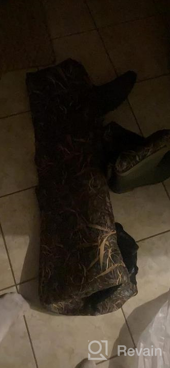 img 1 attached to Foxelli Camo Neoprene Chest Waders For Men & Women - Waterproof Bootfoot Hunting & Fishing Waders With Boots. review by Scott Lavimodiere