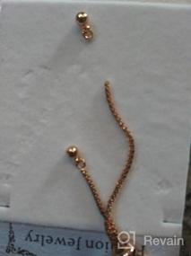 img 7 attached to Регулируемый браслет-цепочка из розового золота для женщин со сверкающими камнями кубического циркония - роскошный блестящий подарок ювелирных изделий от ASHMITA