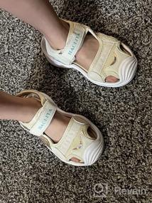 img 5 attached to 👟 Детские спортивные сандалии HAOLIRA: Дышащие закрытые водостойкие туфли для детей