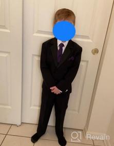 img 5 attached to 👔 Little Gents Boys Tuxedo: Stylish Black Boys' Clothing, Suits & Sport Coats