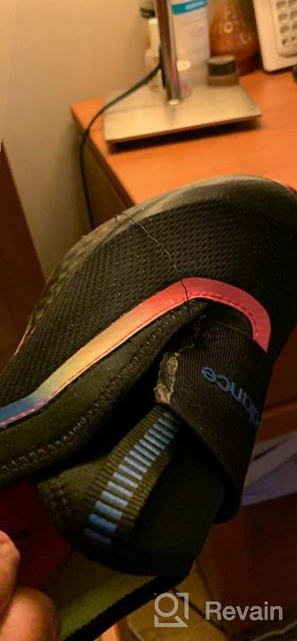 img 1 attached to Stylish Girls' Shoes: New Balance Black Guava Sneakers review by Chantell Marie