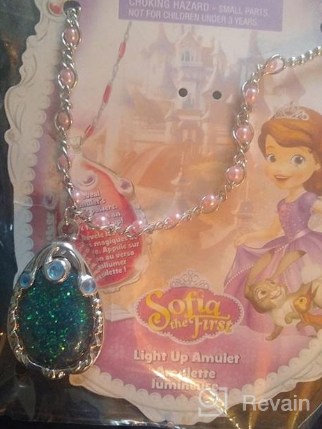 img 1 attached to 💎 Shine like a Princess with the Sofia the First Light-up Amulet Disney Princess Necklace review by Shafiq Wang