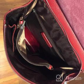 img 5 attached to Genuine Leather Backpack Women'S Designer Daypack Anti Theft Shoulder Bag Black-R