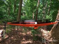 img 1 attached to Experience Ultimate Relaxation: Sunyear Double Camping Hammock With Net And Straps - Perfect For Outdoor Adventures And Travel review by Brian Rivenbark