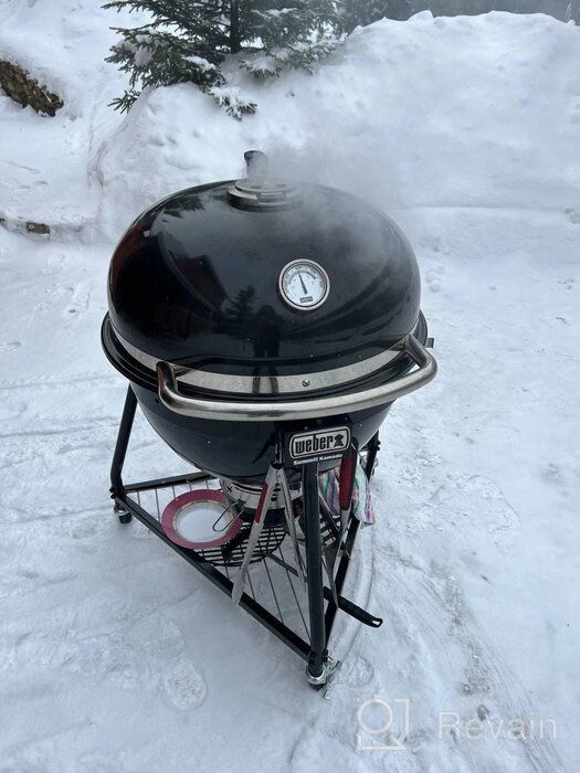 img 1 attached to Charcoal Grill Weber Summit Kamado E6, 90.9x88.4x150.9 cm review by Dagmara Nowak ᠌