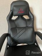 img 1 attached to Computer chair Zombie DRIVER gaming, upholstery: imitation leather, color: black/red review by Micha Bukowski (Pax) ᠌