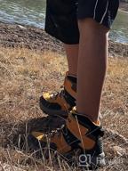 картинка 1 прикреплена к отзыву 👟 Водонепроницаемые и нескользящие мальчики обувь для кроссовок, походов, скалолазания и ботинок. от Joseph Neal
