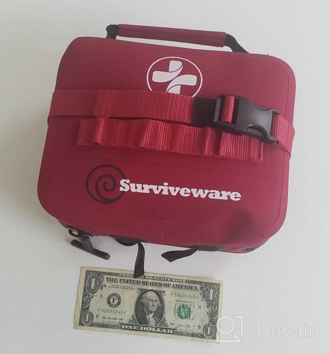 img 1 attached to Large 200-Piece Waterproof First Aid Kit For Outdoor Emergencies, Cars, Boats, Trucks, Hurricanes, And Tropical Storms - Premium Quality By Surviveware review by Greg Lockhart