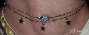 img 5 attached to 🌙 Браслет на щиколотку "Луна и звезда вселенной" - изящное украшение из 925 стерлингового серебра на пляж для женщин и девочек