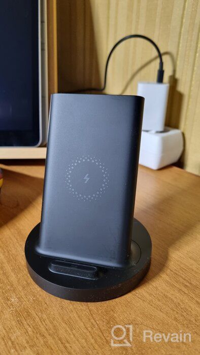 img 1 attached to Wireless Charger Xiaomi Mi 20W Wireless Charging Stand, Black review by Ravindra Devaraja