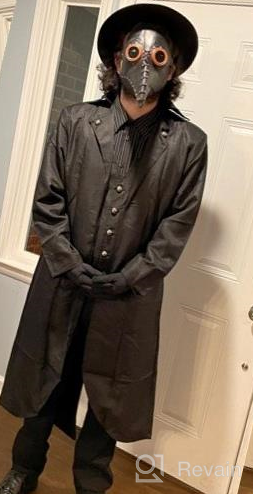 img 1 attached to Steal The Show With Men'S Black Vintage Tailcoat Jacket: Perfect For Cosplay And Fancy Occasions review by Megan Johnson