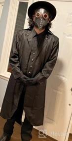 img 8 attached to Steal The Show With Men'S Black Vintage Tailcoat Jacket: Perfect For Cosplay And Fancy Occasions
