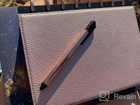 img 7 attached to Write In Style With TUL® Solid Metal Gel Pen - Retractable, Rose Gold Barrel, And 2 Refills Included!