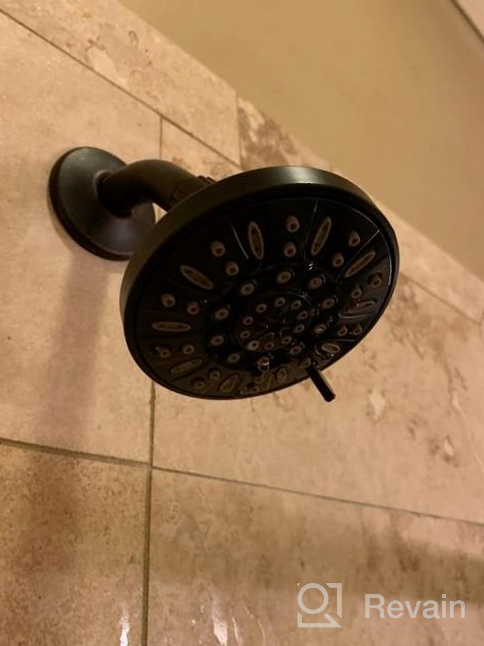 img 1 attached to 6-Setting 4" Oil Rubbed Bronze Shower Head By AquaDance - Anti-Clog Jets, Tool-Free Installation & USA Standard Certified! review by Olajuwon Achille