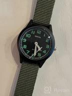 img 1 attached to LED Military Wristwatch for Students with Nylon Strap review by Steve Yatnalkar