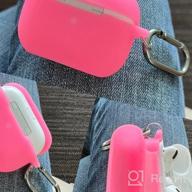 img 1 attached to Protect Your Apple AirPods Pro With Hamile'S Shockproof Silicone Cover & Keychain – Red review by Eduardo Murillo