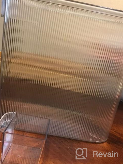 img 1 attached to Organize Your Pantry With The TBMax 20 Lbs Rice Storage Container – Crystal Clear, Airtight And Perfect For Flour, Sugar, And Oatmeal Too! review by Judy Lawrence