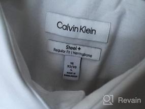 img 7 attached to Stay Stylish with Calvin Klein Herringbone 35 Sleeve Men's Clothing: A Perfect Blend of Elegance and Comfort