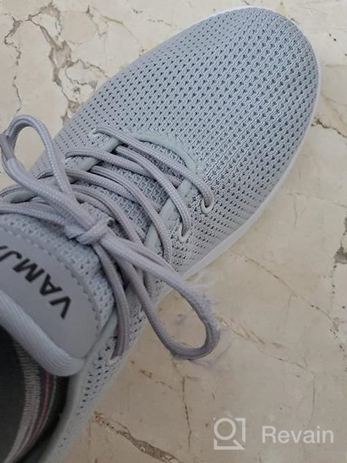 img 1 attached to VAMJAM Men's Lightweight Breathable Athletic Running 👟 Sneakers - A Perfect Fit for Active, Trendy Lifestyles review by Charles Jenkins