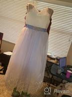 img 1 attached to Girls' Clothing: Flower Dress Wedding Pageant Gowns for Dresses review by Stephanie Burgos