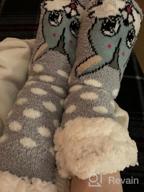 img 1 attached to Cozy Non-Slip Winter Slipper Socks For Women With Super Soft Fuzzy Animal Cartoon Design review by Jasmine Ashford