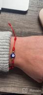 img 1 attached to XINSITE Upgraded 7 Knots Evil Eye Bracelet: Adjustable Lucky Red String Bracelet Set for Women, Men, Boys, Girls – Kabbalah Protection and Friendship Wish Bracelets with Message Card review by Arun Siddiqui